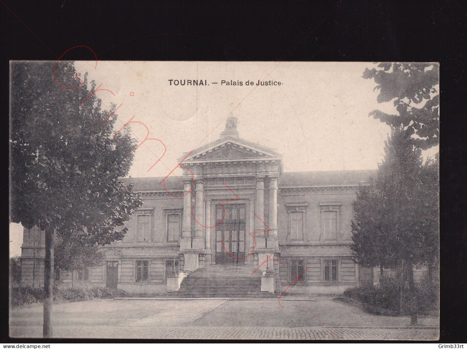 Tournai - Palais De Justice - Postkaart - Tournai