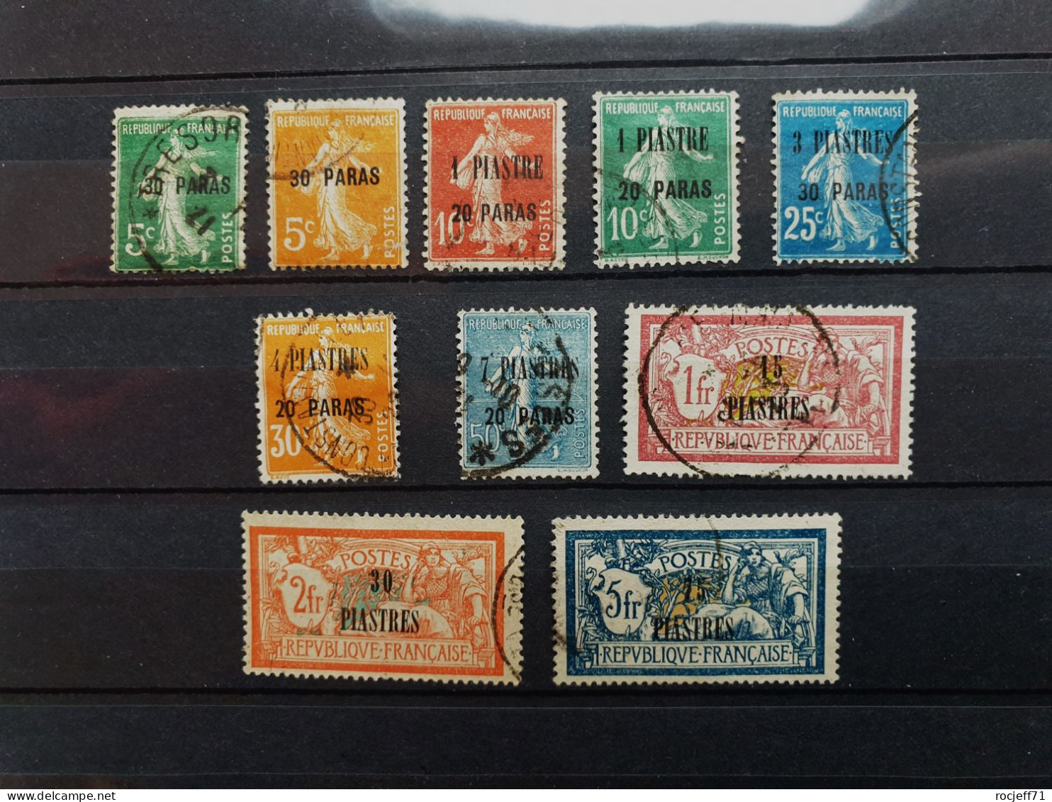 04 - 24 - Levant N° 28 - 37 Oblitéré - Série Complète - Cote : 36 Euros - Used Stamps