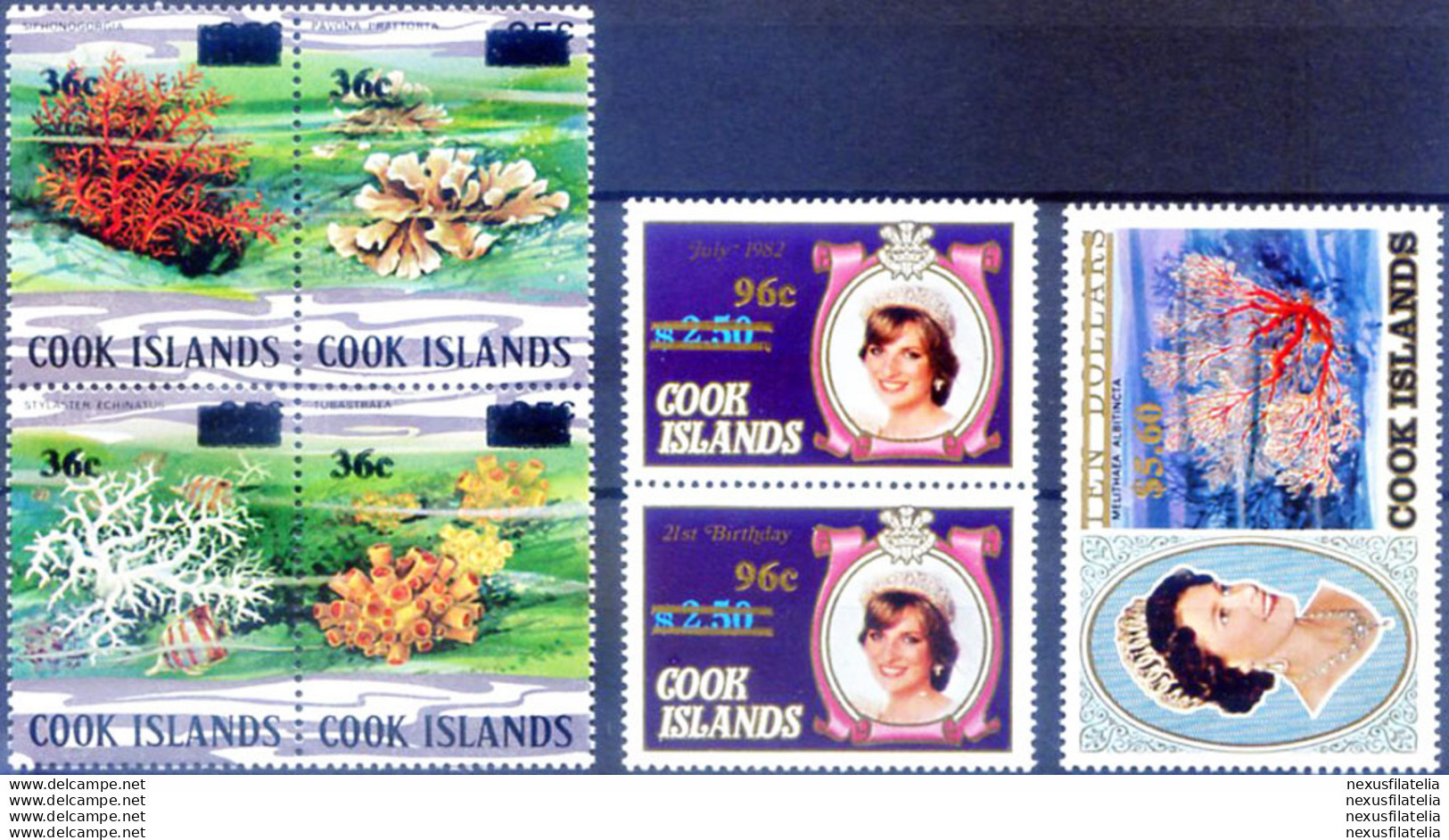 Soprastampati 1983. - Islas Cook