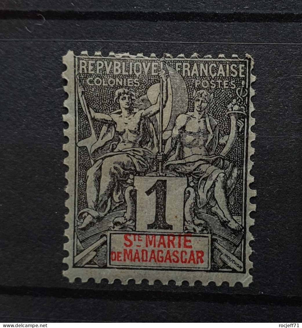 04 - 24 - St Marie De Madagascar N°1 * - MH - Unused Stamps