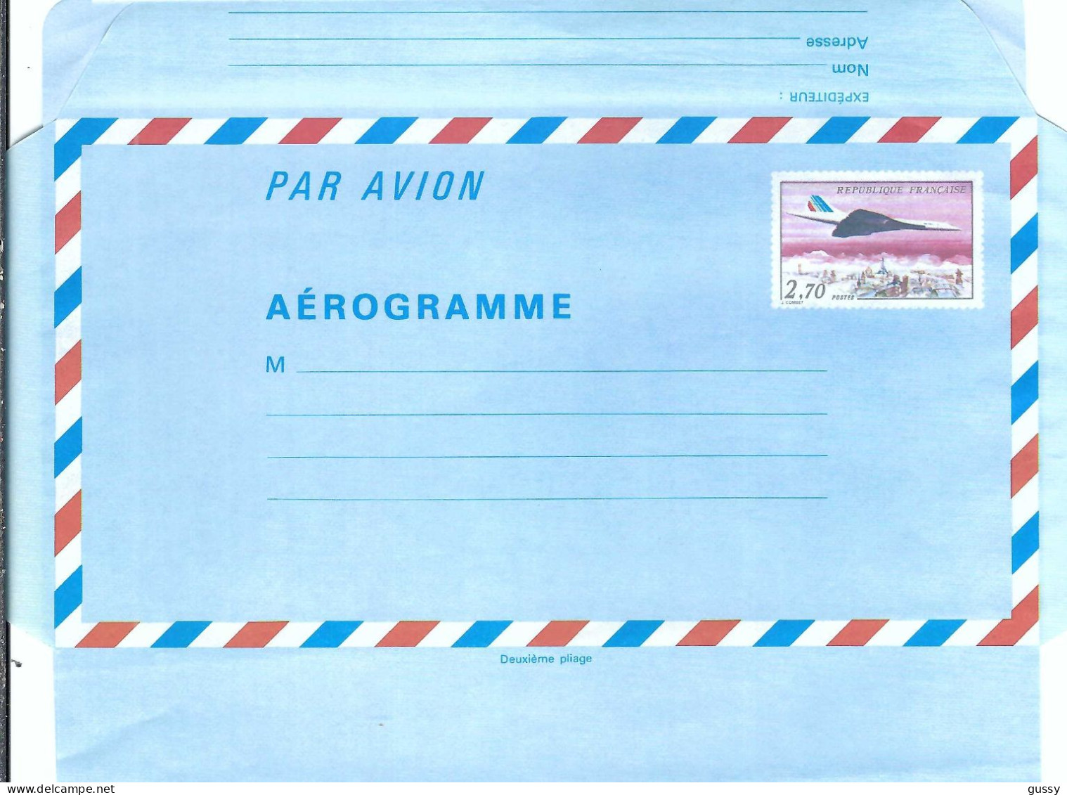 FRANCE Ca.1970: Aérogramme Entier De 2,70F Neuf - 1960-.... Nuovi