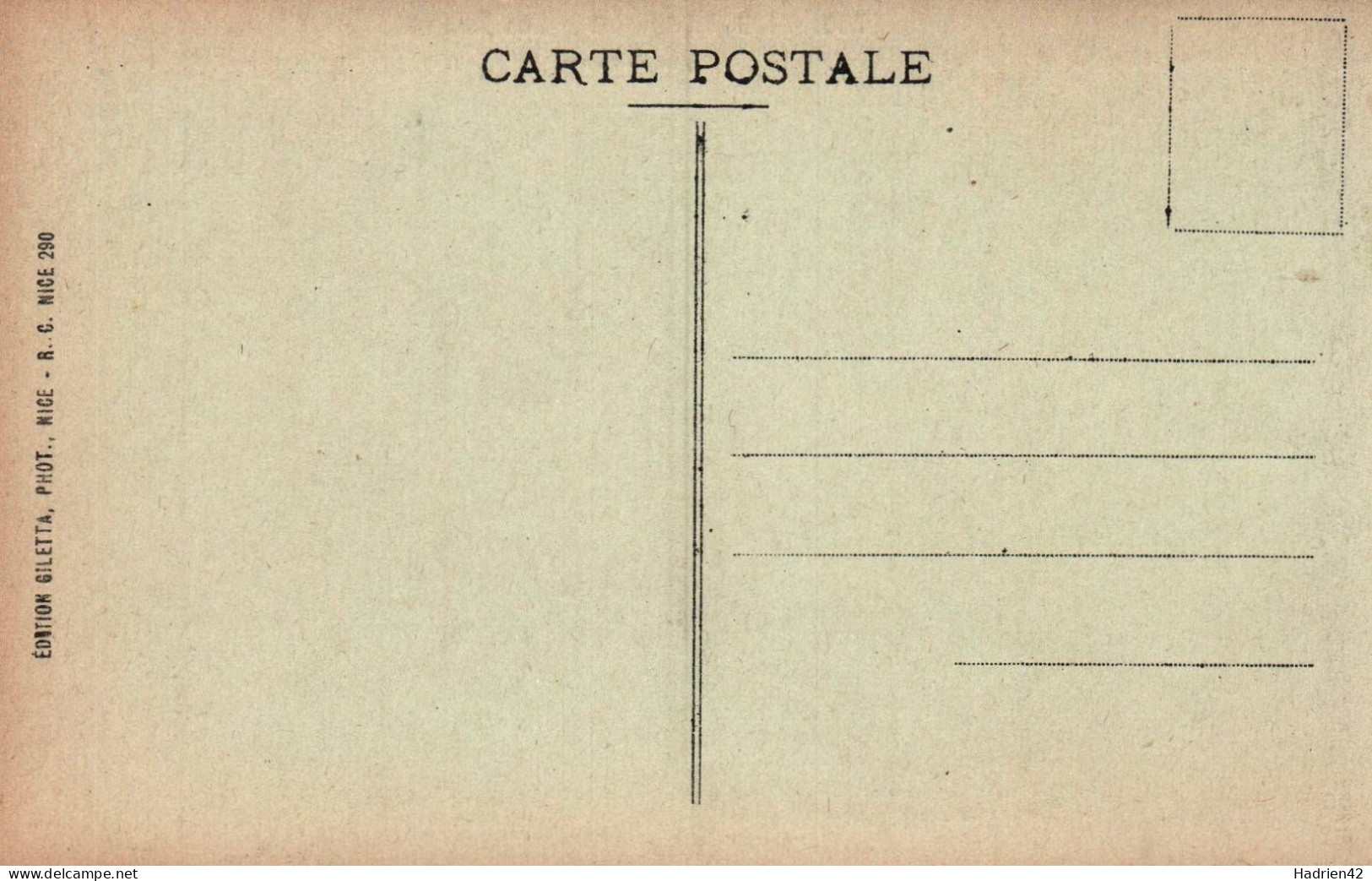 RECTO/VERSO - CPA - MONTE CARLO - LES JARDINS - Monte-Carlo