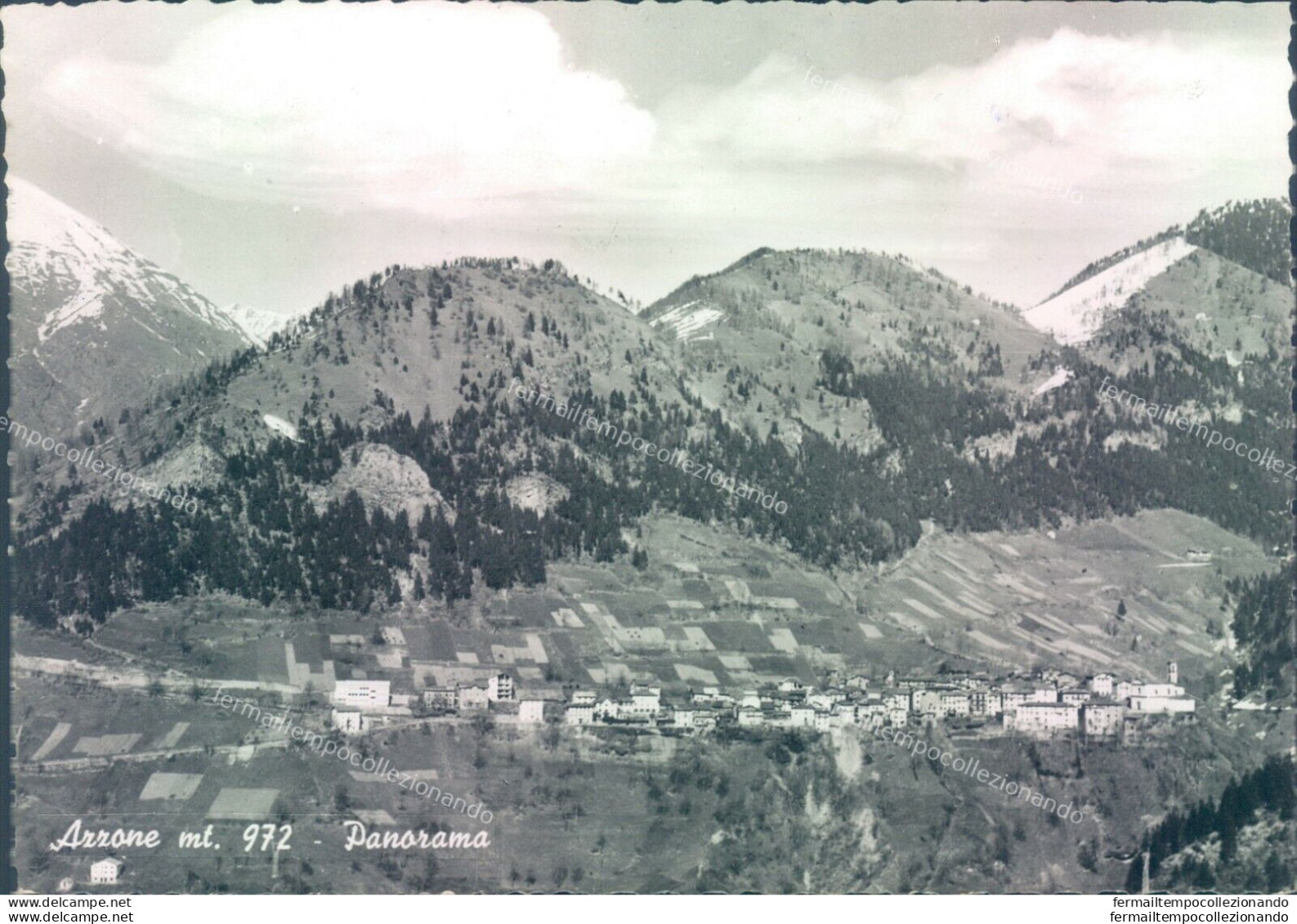 L239 Cartolina  Azzone Panorama  Provincia  Di Bergamo - Bergamo