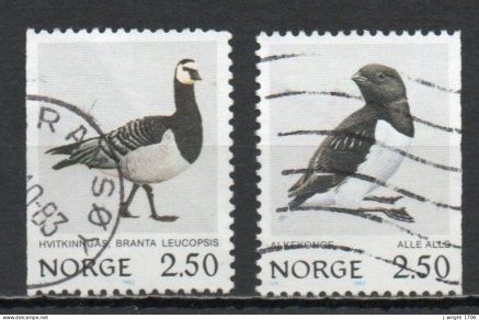 Norway, 1983, Birds, Set, USED - Gebruikt