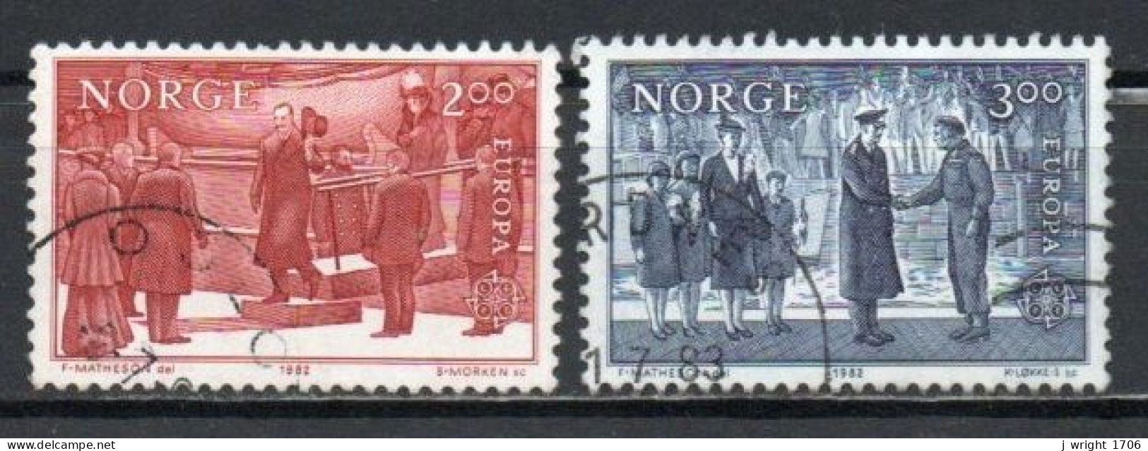 Norway, 1982, Europa CEPT, Set, USED - Usati