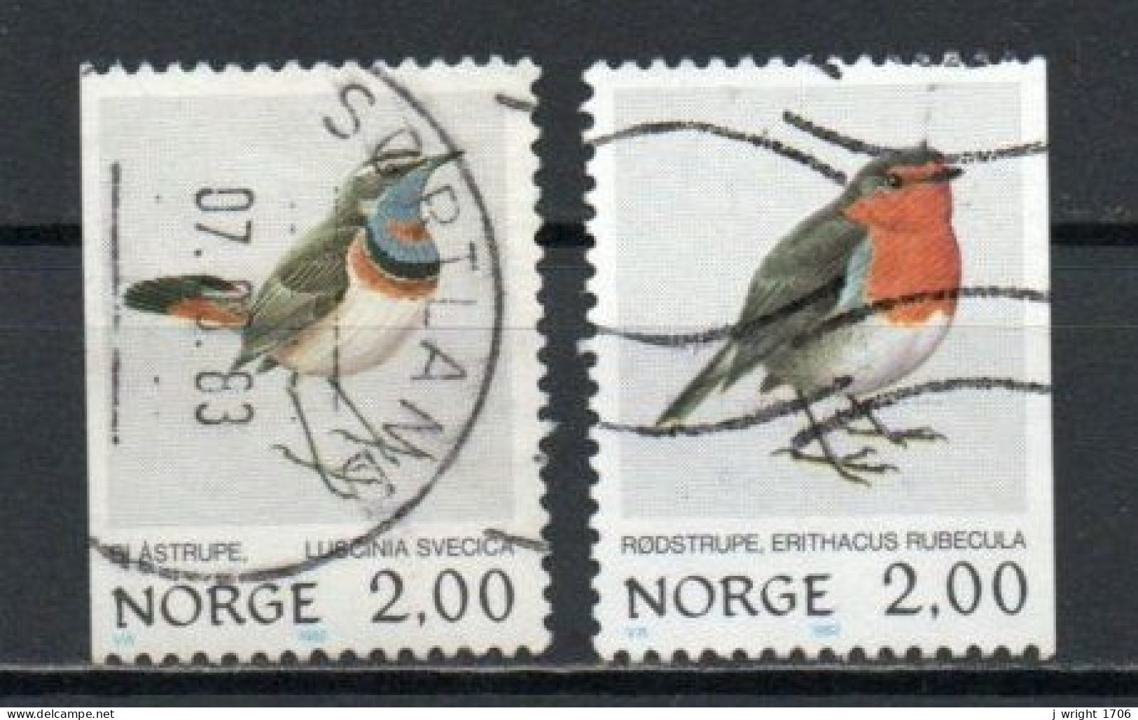 Norway, 1982, Birds, Set, USED - Gebraucht