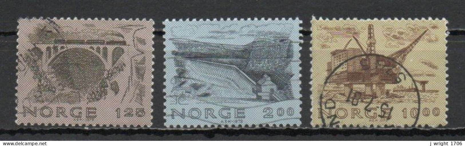 Norway, 1979, Norwegian Engineering, Set, USED - Used Stamps