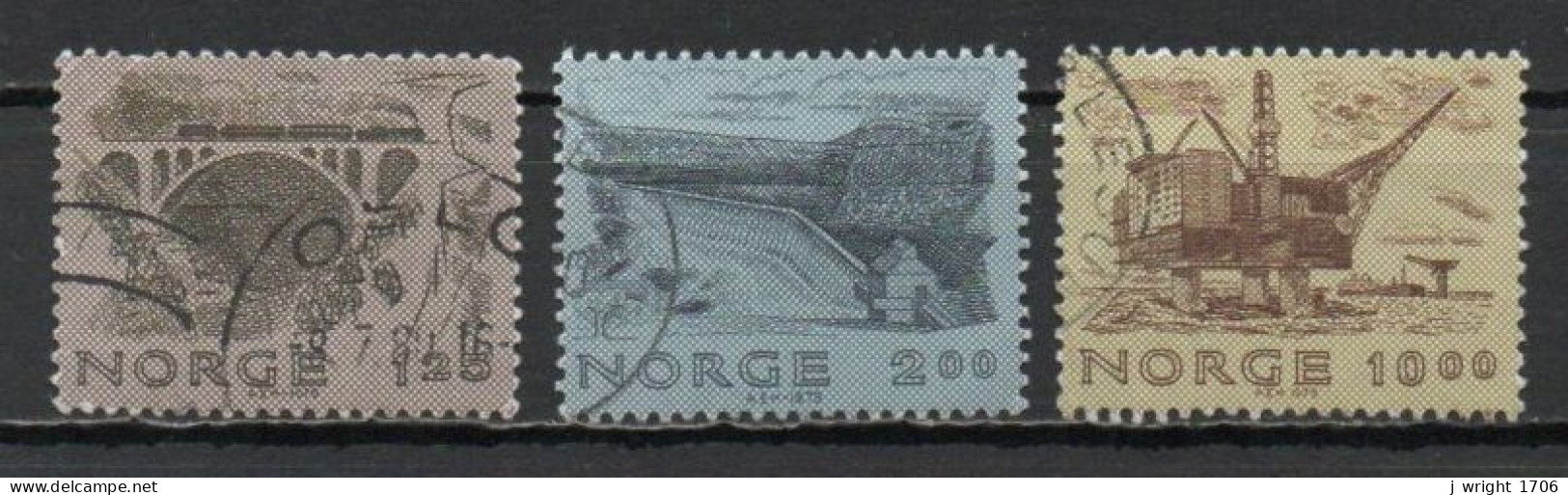 Norway, 1979, Norwegian Engineering, Set, USED - Used Stamps