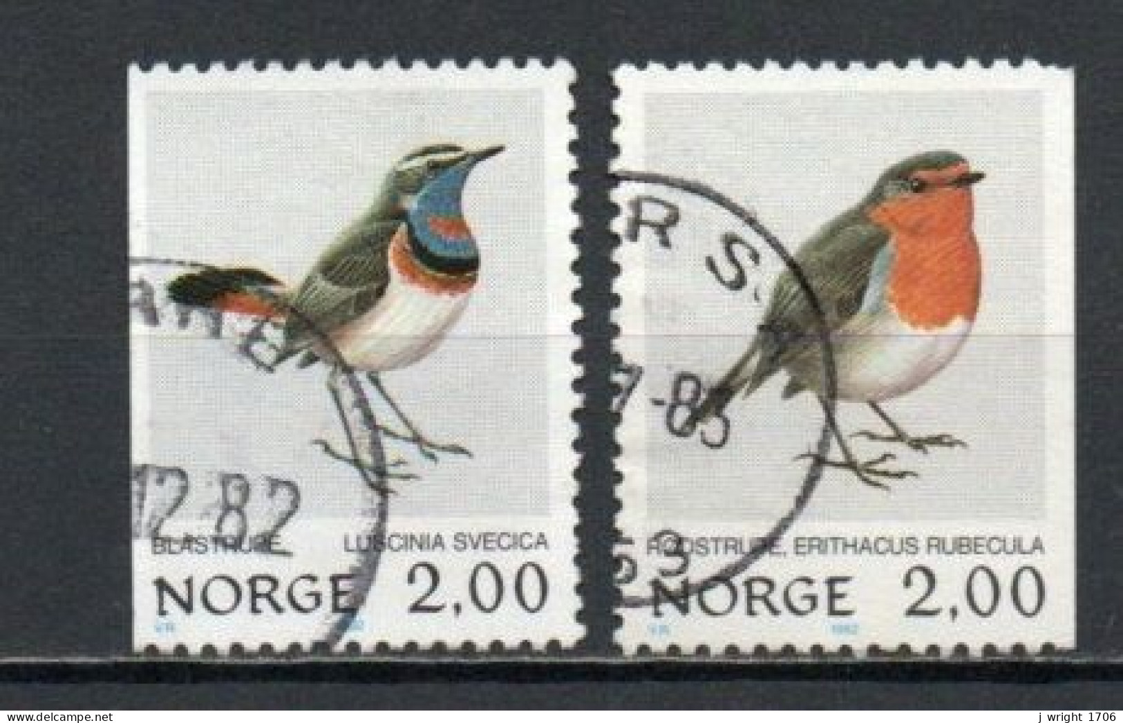 Norway, 1982, Birds, Set, USED - Used Stamps