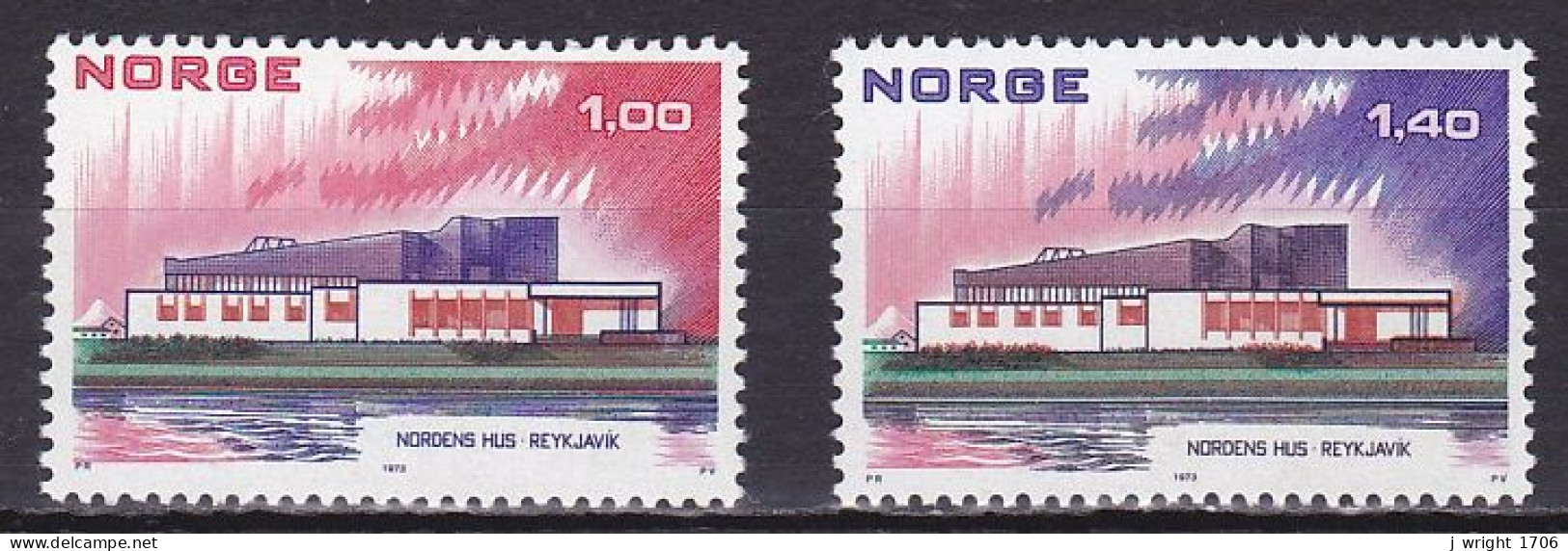 Norway, 1973, Nordic Co-operation, Set, MNH - Usados