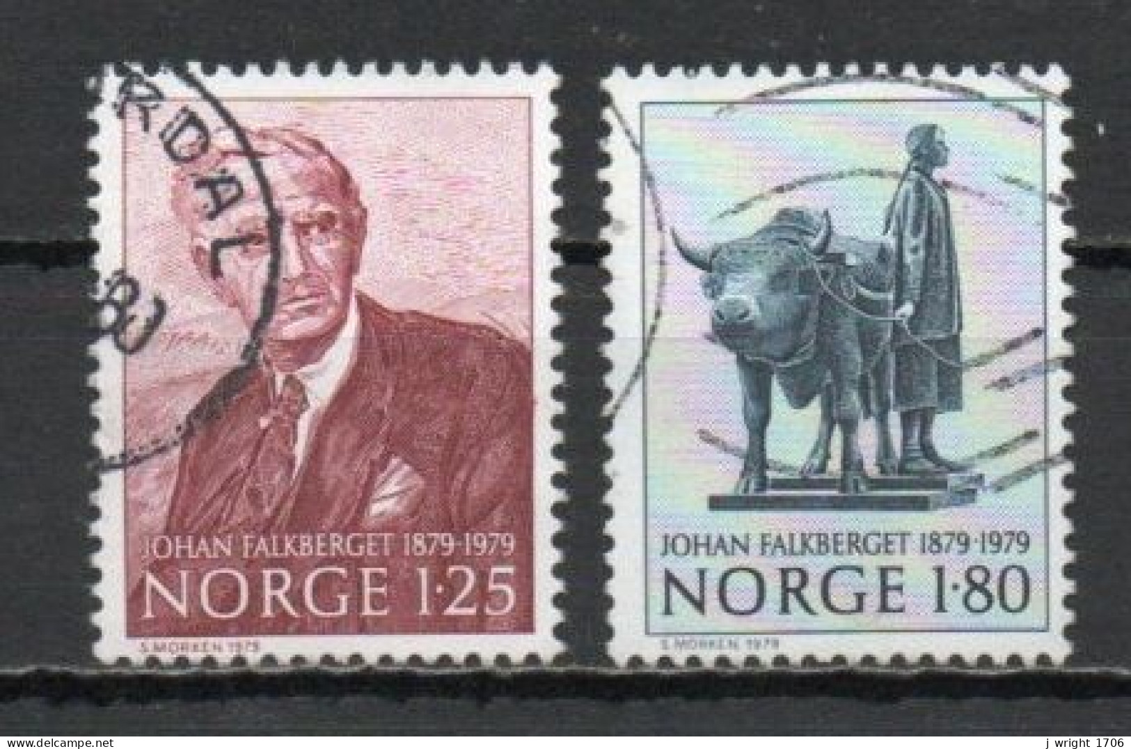 Norway, 1979, Johan Falkberget, Set, USED - Usati