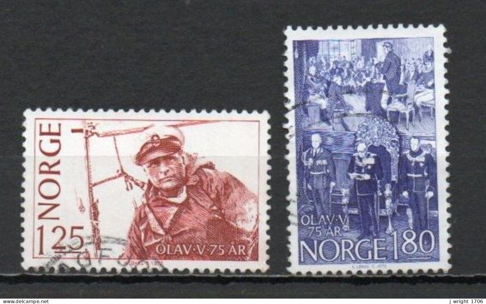 Norway, 1978, King Olaf V, Set, USED - Oblitérés