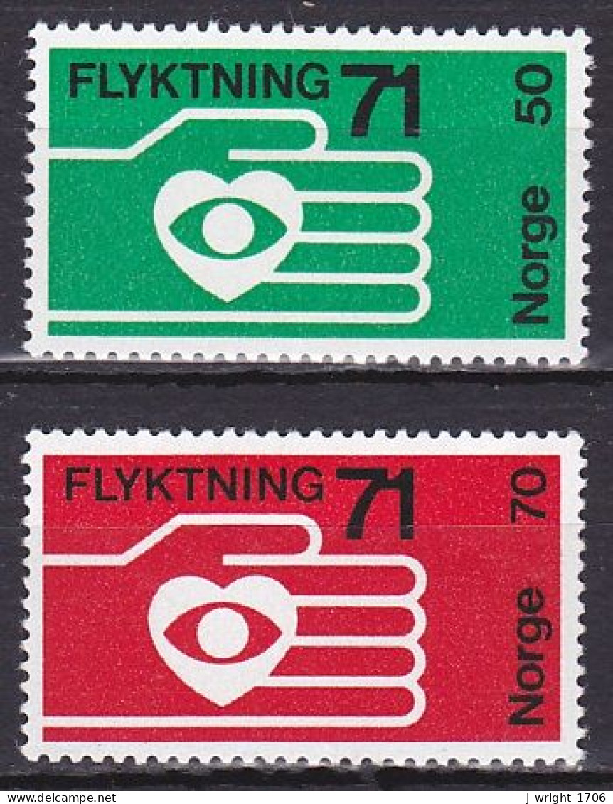 Norway, 1971, Refugees Campaign, Set, MNH - Used Stamps