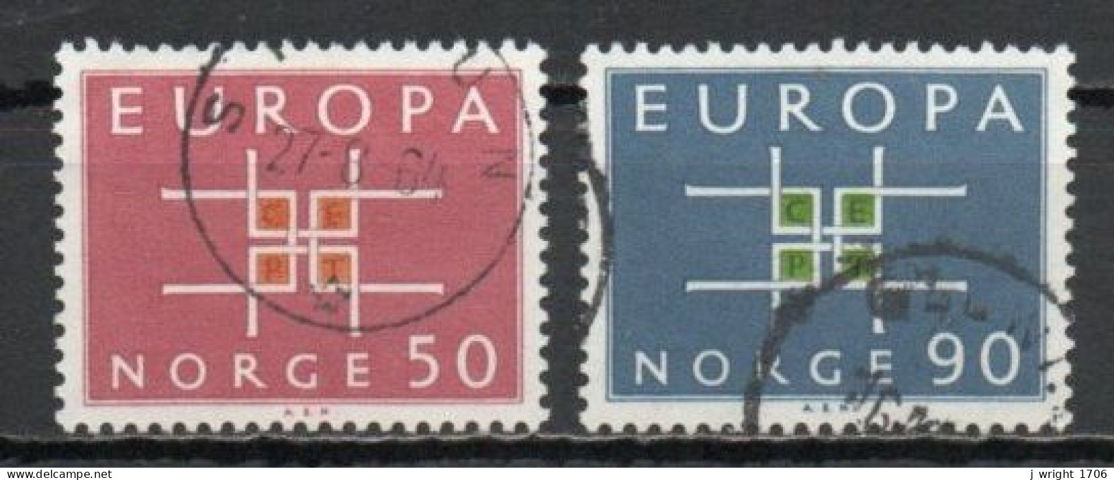 Norway, 1963, Europa CEPT, Set, USED - Oblitérés