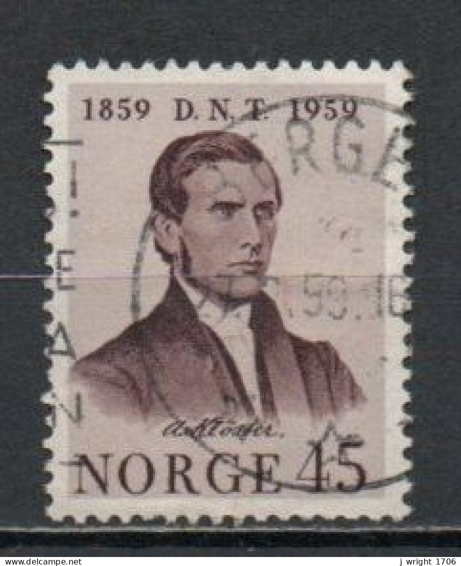 Norway, 1959, Norwegian Temperance Movement Centenary, 45ö, USED - Oblitérés