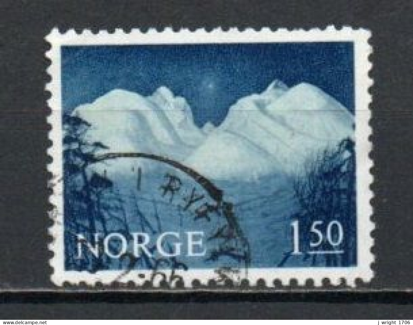 Norway, 1965, Rondane National Park, 1.50kr, USED - Used Stamps