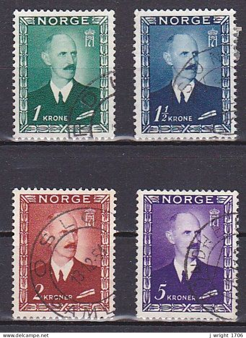 Norway, 1946, King Haakon VII, Set, USED - Usati