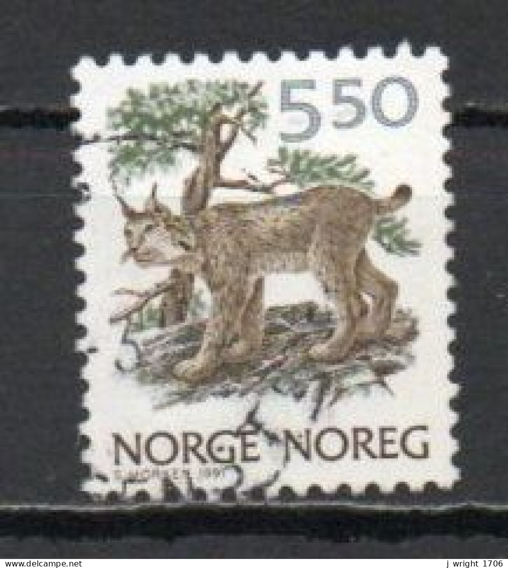 Norway, 1991, Wildlife/Lynx, 5.50Kr, USED - Used Stamps