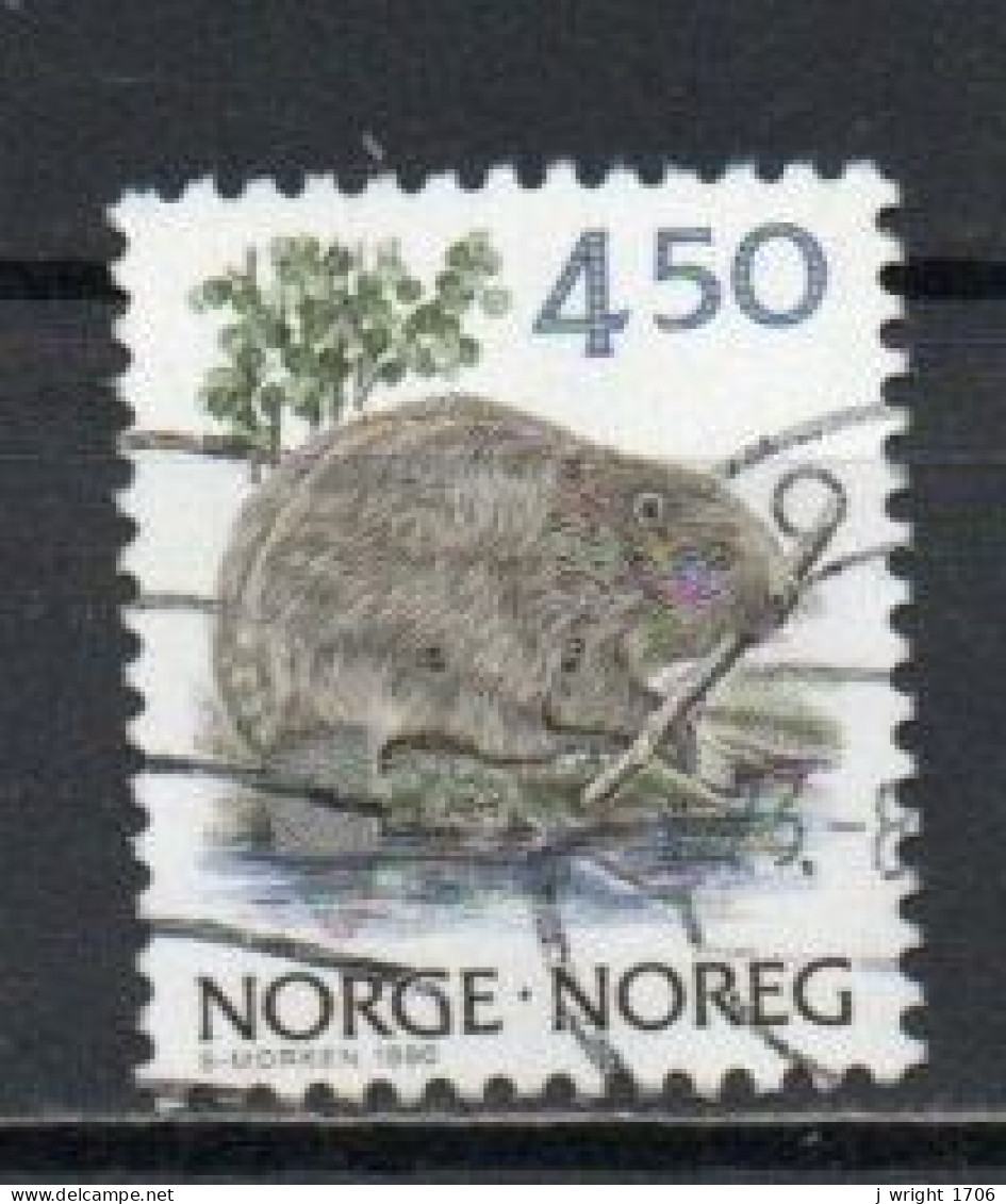 Norway, 1990, Wildlife/Beaver, 4.50Kr, USED - Gebraucht