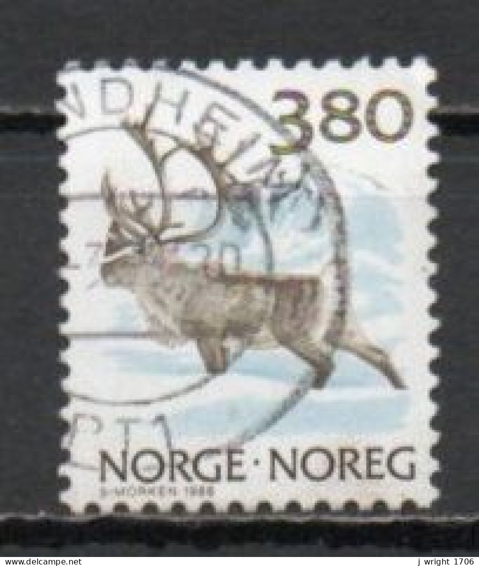 Norway, 1988, Wildlife/Reindeer, 3.80Kr, USED - Usati