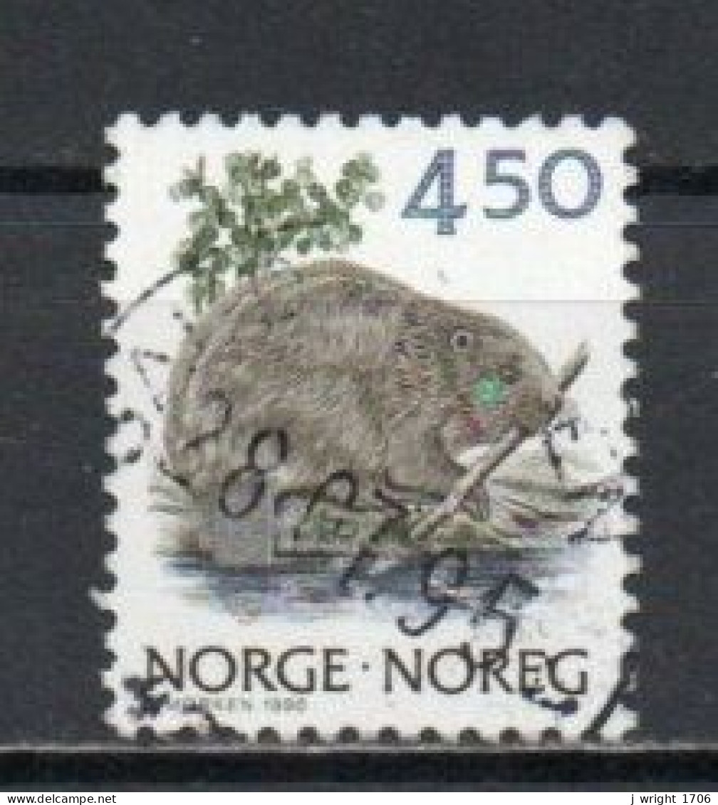 Norway, 1990, Wildlife/Beaver, 4.50Kr, USED - Gebruikt