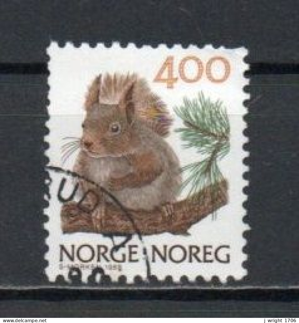 Norway, 1989, Wildlife/Red Squirrel, 4.00Kr, USED - Gebruikt