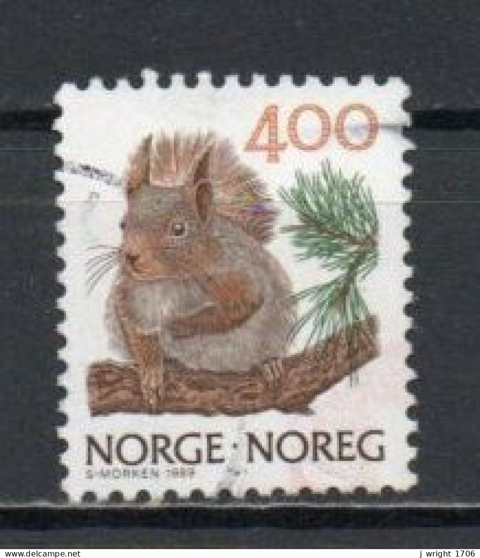 Norway, 1989, Wildlife/Red Squirrel, 4.00Kr, USED - Gebruikt