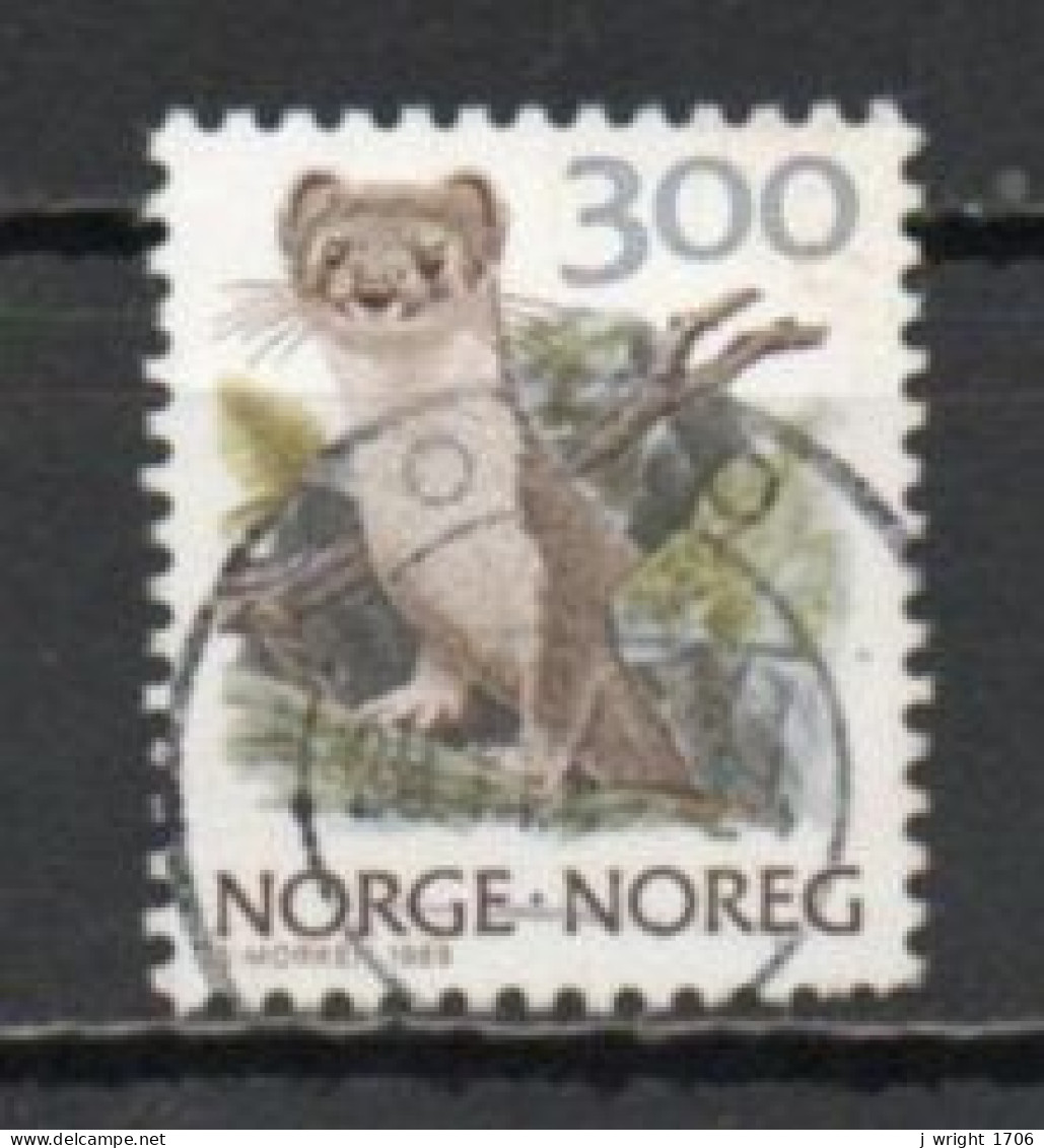 Norway, 1989, Wildlife/Stoat, 3.00Kr, USED - Usados