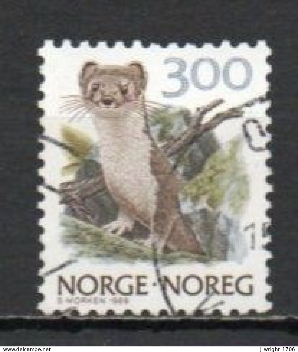 Norway, 1989, Wildlife/Stoat, 3.00Kr, USED - Oblitérés