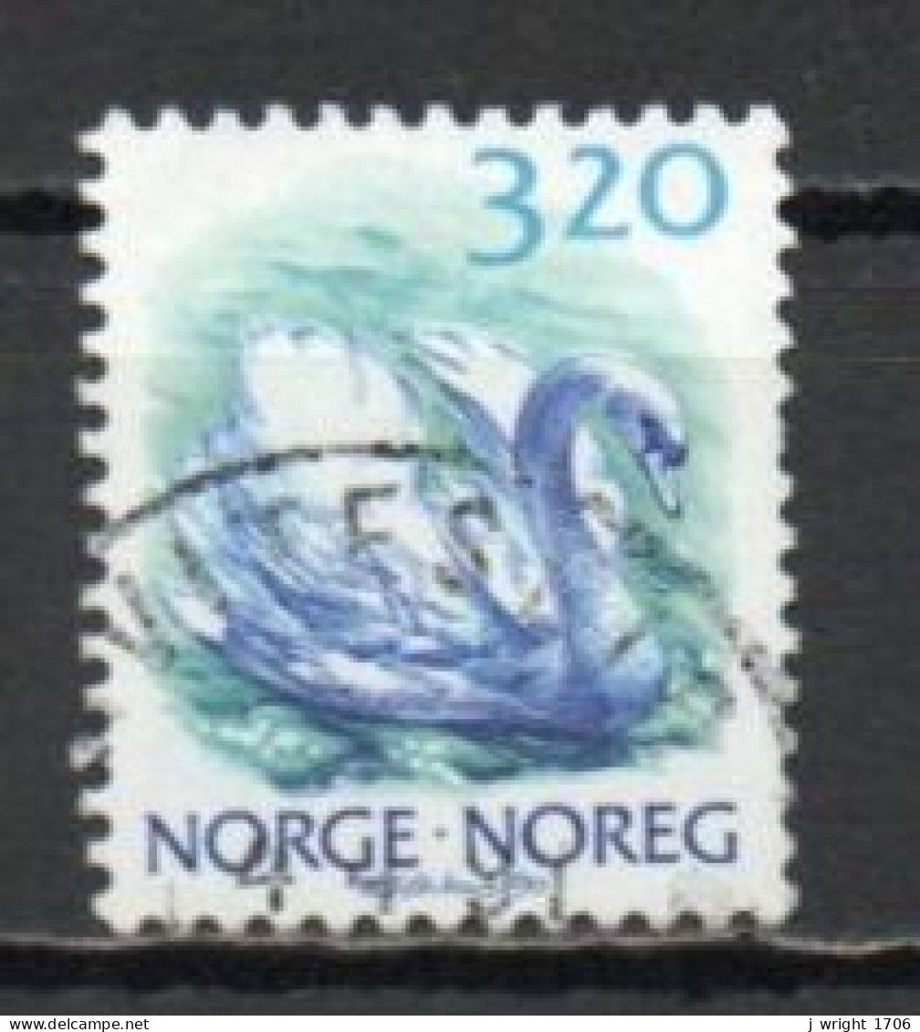 Norway, 1990, Wildlife/White Swan, 3.20Kr, USED - Gebraucht