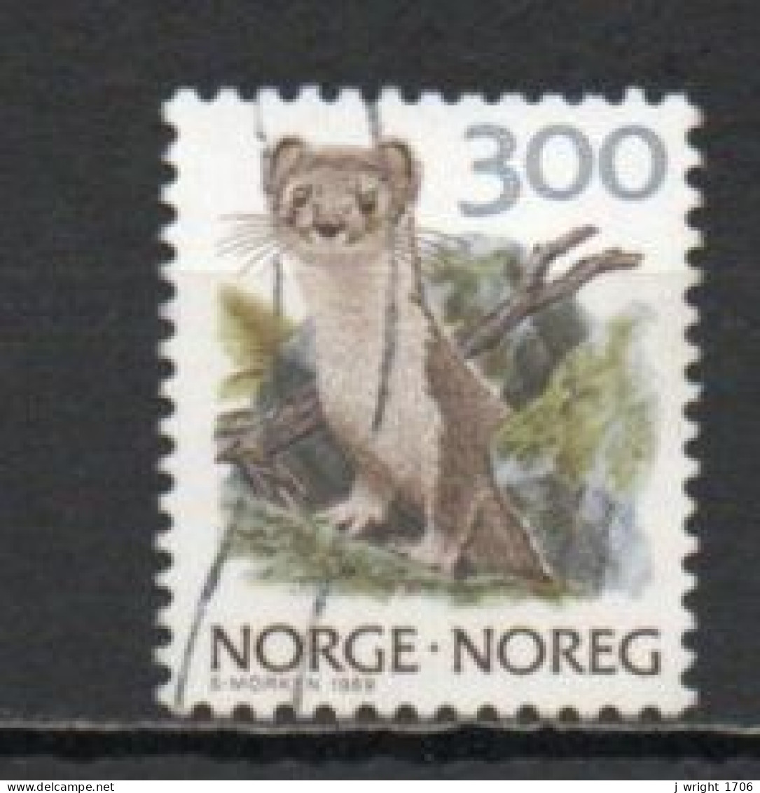 Norway, 1989, Wildlife/Stoat, 3.00Kr, USED - Gebraucht