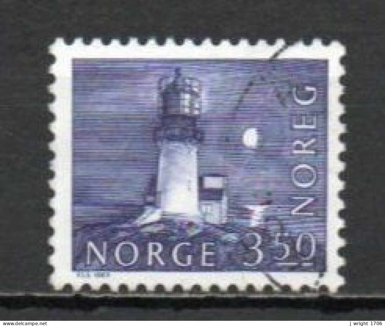 Norway, 1983, Buildings/Lindesnes Lighthouse, 3.50Kr, USED - Oblitérés