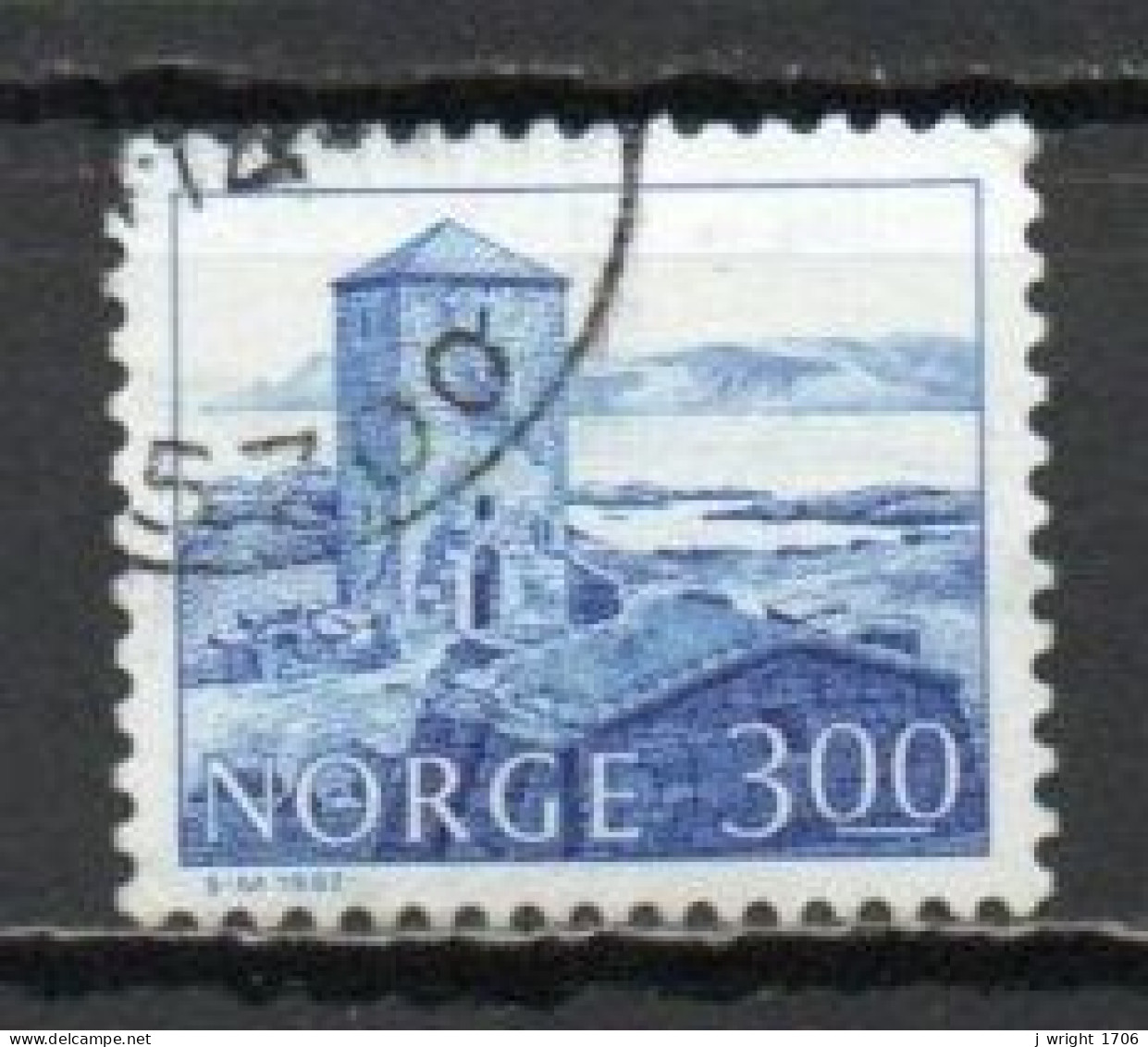 Norway, 1982, Buildings/Selje Monastery Ruins, 3.00Kr, USED - Used Stamps