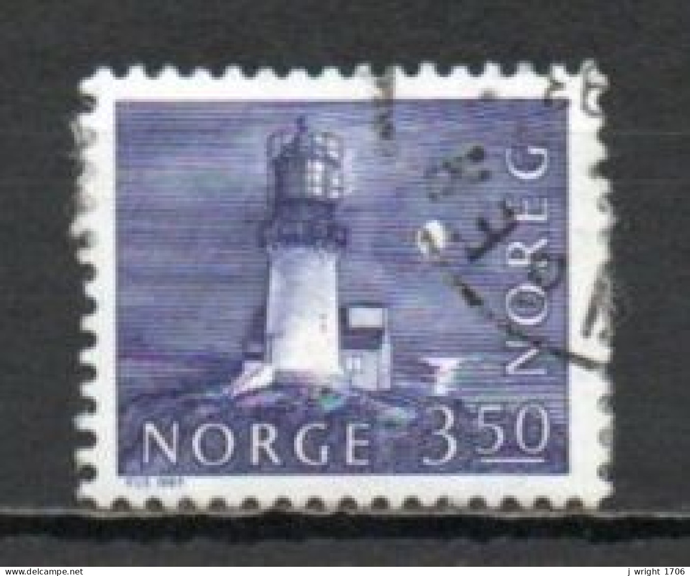 Norway, 1983, Buildings/Lindesnes Lighthouse, 3.50Kr, USED - Gebraucht