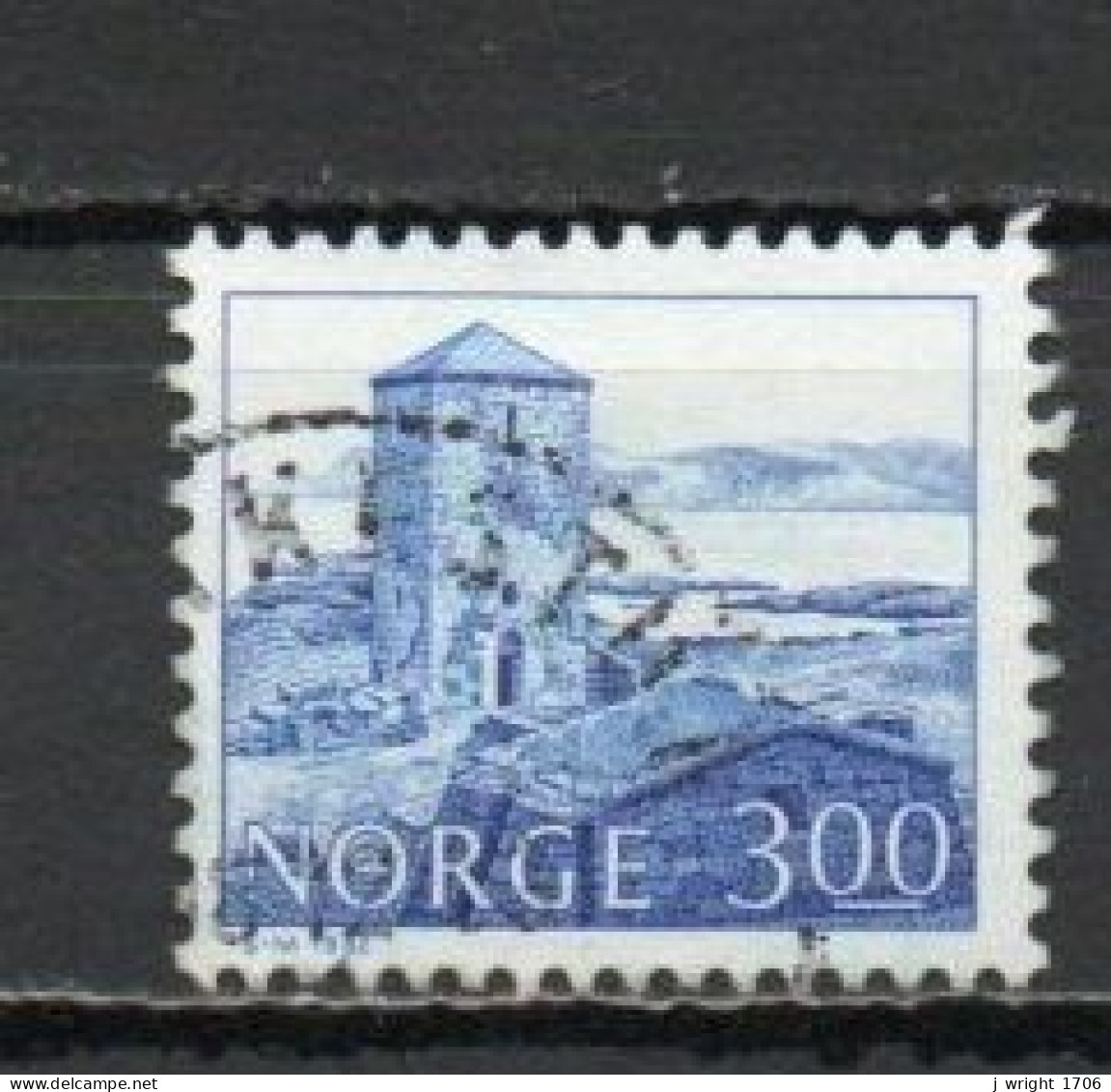 Norway, 1982, Buildings/Selje Monastery Ruins, 3.00Kr, USED - Gebruikt