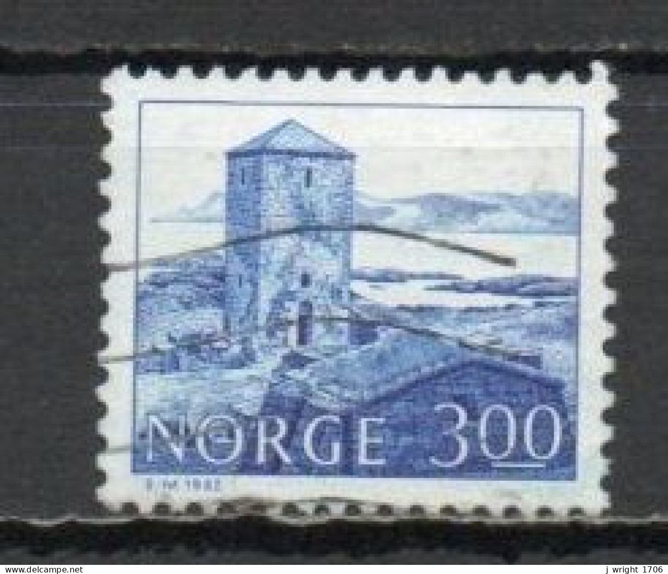 Norway, 1982, Buildings/Selje Monastery Ruins, 3.00Kr, USED - Oblitérés