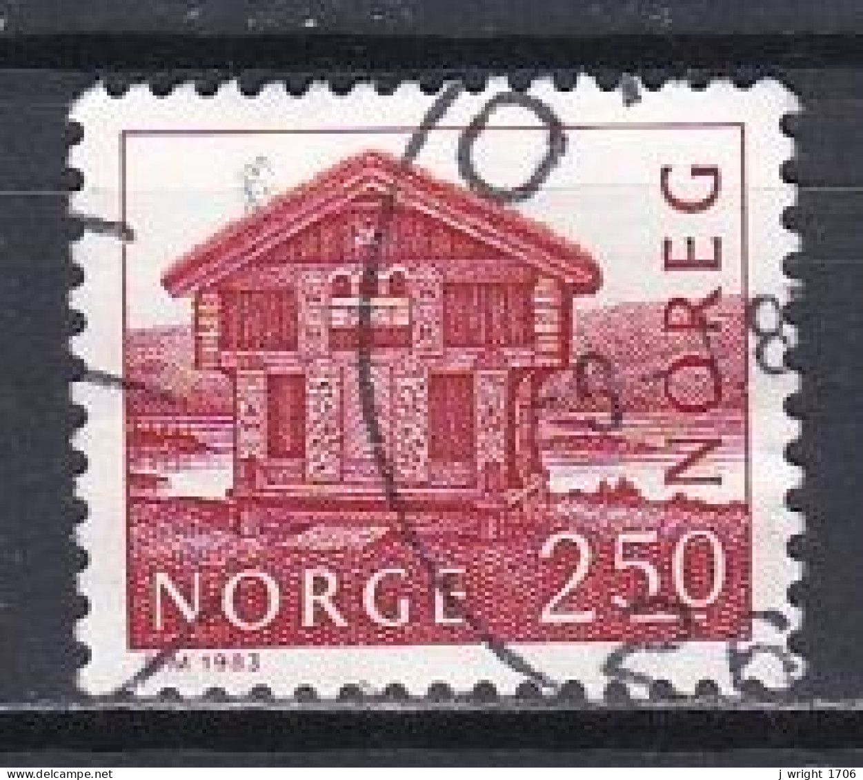 Norway, 1983, Buildings/Breilandsloftet, 2.50Kr, USED - Oblitérés