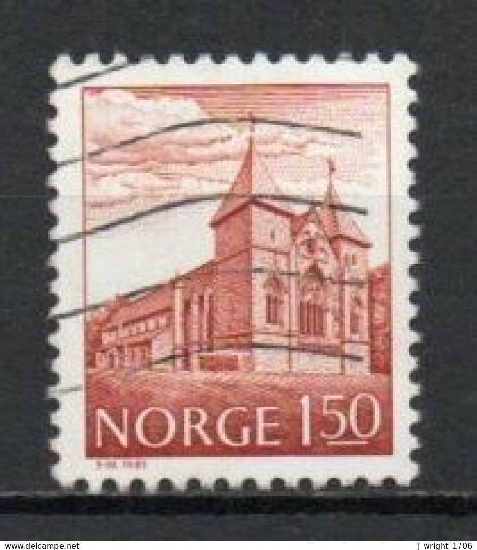 Norway, 1981, Buildings/Stavanger Cathedral, 1.50Kr, USED - Gebraucht