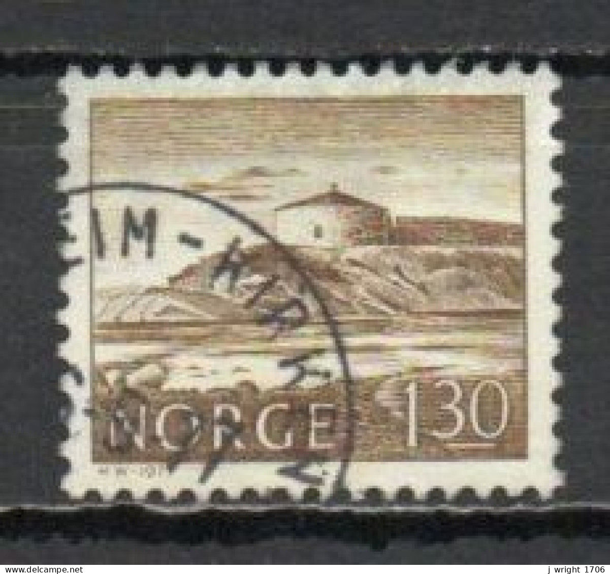 Norway, 1977, Buildings/Steinviksholm Fortress,, 1.30Kr, USED - Used Stamps