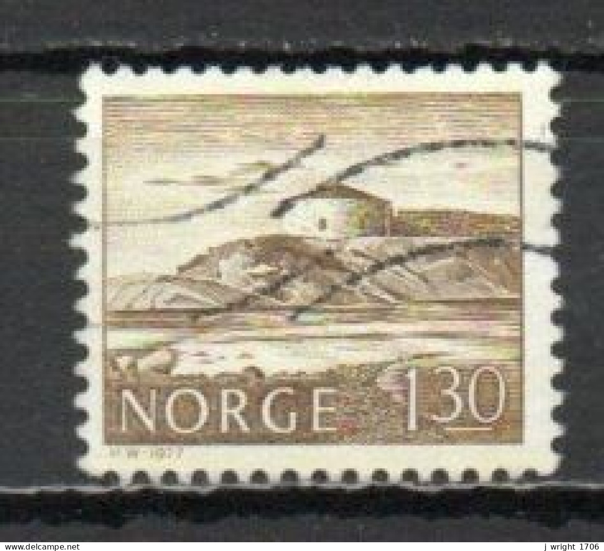 Norway, 1977, Buildings/Steinviksholm Fortress,, 1.30Kr, USED - Oblitérés