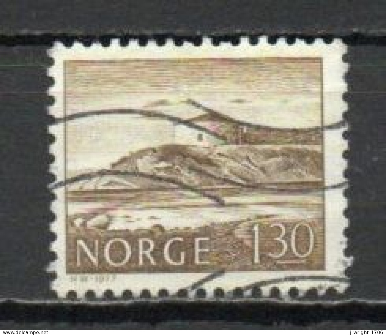 Norway, 1977, Buildings/Steinviksholm Fortress,, 1.30Kr, USED - Used Stamps