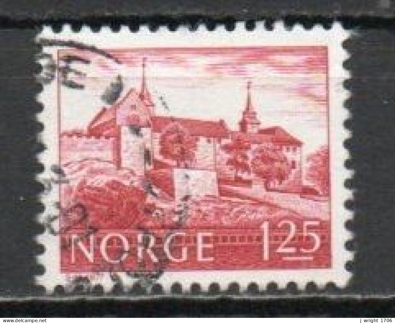 Norway, 1977, Buildings/Akershus Castle, 1.25Kr, USED - Oblitérés