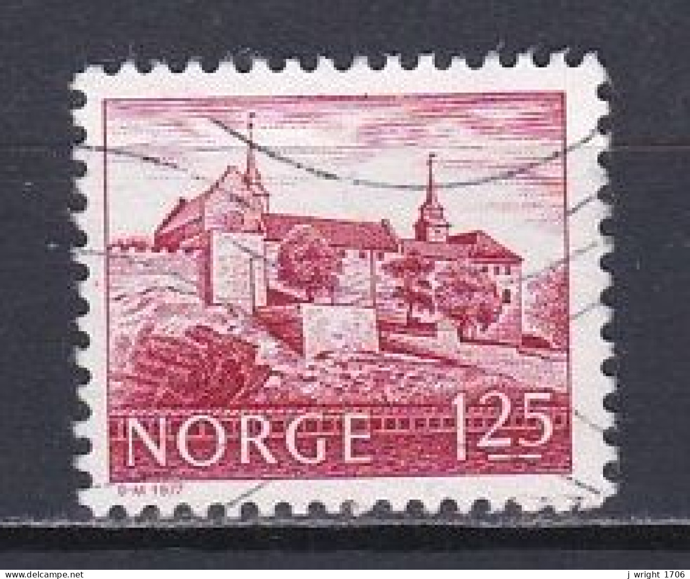 Norway, 1977, Buildings/Akershus Castle, 1.25Kr, USED - Gebruikt