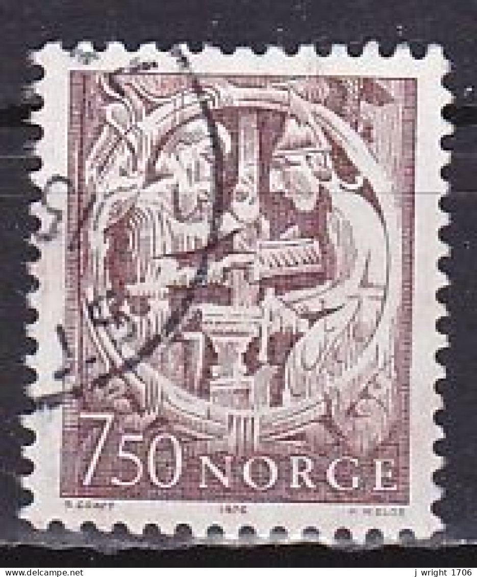 Norway, 1975, Sigurd The Dragon Slayer & Regin, 7.50kr, USED - Usati