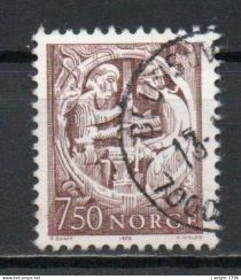 Norway, 1975, Sigurd The Dragon Slayer & Regin, 7.50kr, USED - Used Stamps