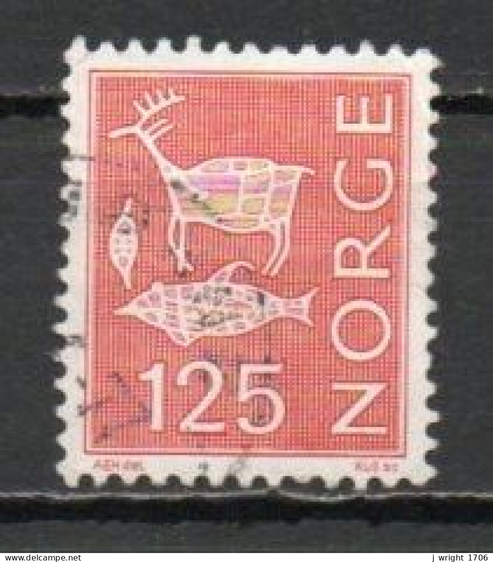 Norway, 1975, Motifs/Cave & Rock Paintings, 125ö, USED - Gebruikt