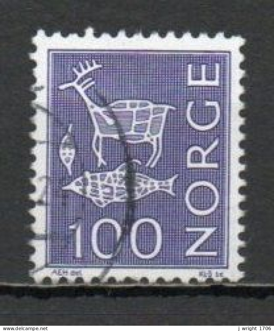 Norway, 1970, Motifs/Cave & Rock Paintings, 100ö/Dark Blue, USED - Gebruikt