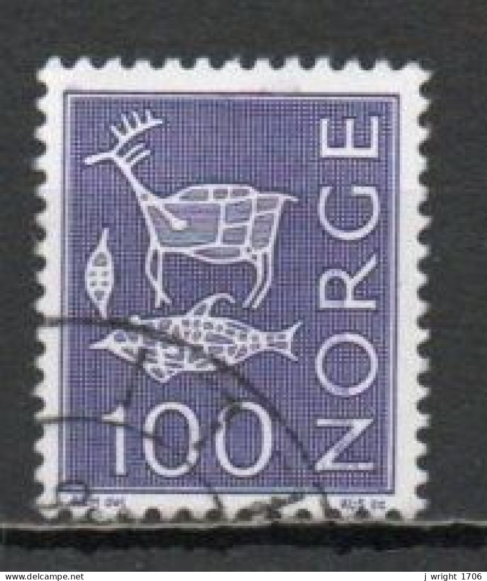 Norway, 1970, Motifs/Cave & Rock Paintings, 100ö/Dark Blue, USED - Used Stamps