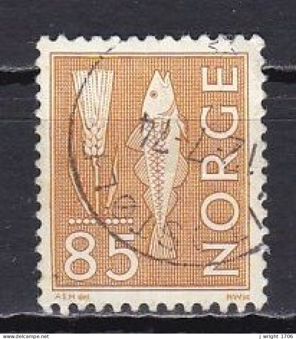 Norway, 1974, Wheat & Atlantic Cod, 85ö/Brown-Ochre, USED - Usados