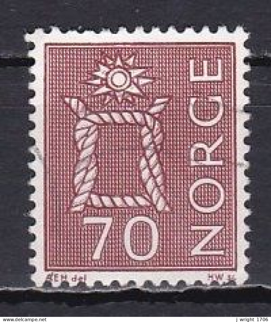 Norway, 1970, Motifs/Rope Knot & Sun, 70ö, USED - Gebraucht